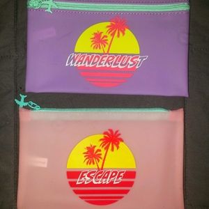 ✨FREE with purchase✨ Set of 2 Ipsy makeup bags